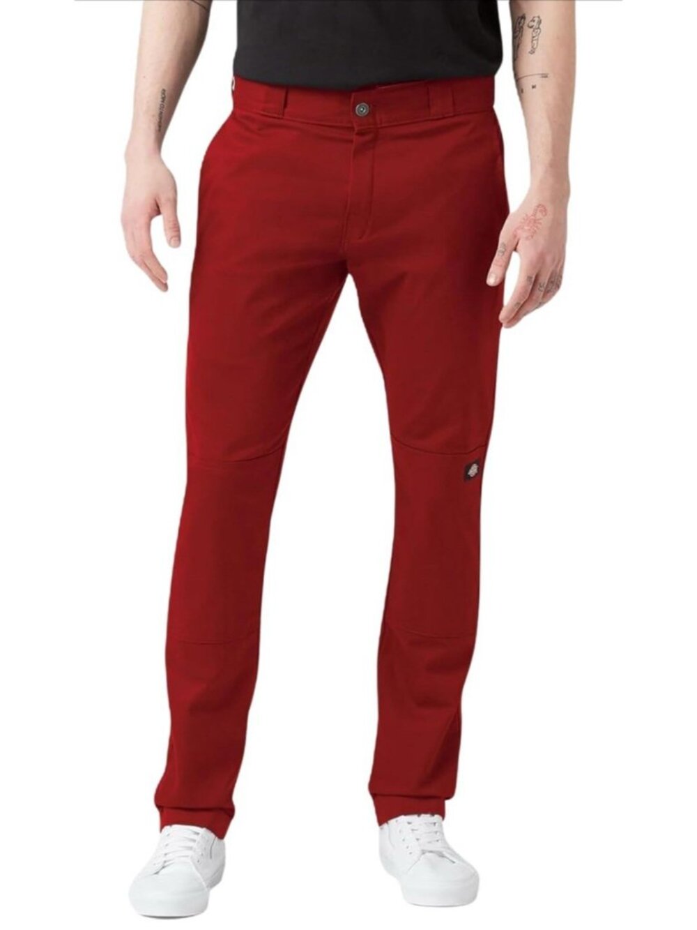 Dickies Men's Skinny Straight Double Knee Work Pants